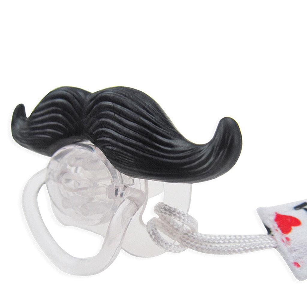 Mustache Pacifier Funny Baby Pacifier